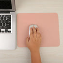 Leather Mouse Pad 30x25.5cm Waterproof Gaming Desk Mat Anti Slip Rubber Mousepad - Light Blue