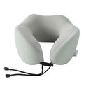 Memory Foam U Shaped Neck Pillow Travel Portable Office Nap Support Pillow - Black