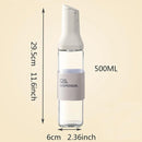 Premium Kitchen Oil Dispenser Bottle Glass Olive Oil Cruet Leakproof Small Clear - Blue
