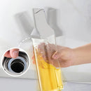 Premium Kitchen Oil Dispenser Bottle Glass Olive Oil Cruet Leakproof Small Clear - Blue