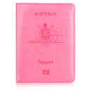 RFID Passport Holder Slim Leather Travel Wallet ID Card Cover Case for Men Women - Green