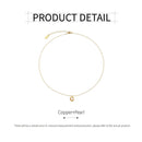 Elegant French Style Simple Pendant Necklace Women Trendy Fashion Jewelry Gift