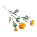5pcs Artificial Peony Silk Flowers Bouquet Decor Faux Floral Arrangements - Purple Red