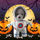 Dog Astronaut Costume Pet Space Suit Funny Halloween Outfit Puppy Clothes Use - S