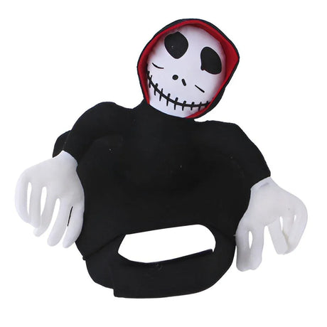 Halloween Dog Costume Pet Accessories Funny Dress Up for Small Medium Dogs - Little Devil Riding-M