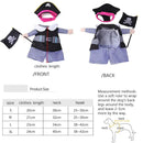 Halloween Dog Costume Pet Accessories Funny Dress Up for Small Medium Dogs - Little Devil Riding-S