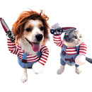 Halloween Dog Costume Pet Accessories Funny Dress Up for Small Medium Dogs - New Pirate-S