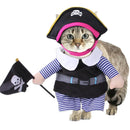 Halloween Dog Costume Pet Accessories Funny Dress Up for Small Medium Dogs - New Pirate-XL