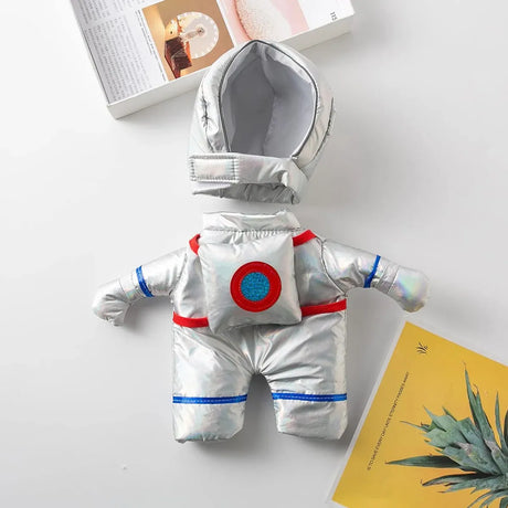 Dog Astronaut Costume Pet Space Suit Funny Halloween Outfit Puppy Clothes Use - XL