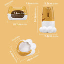 Hamster Porcelain Nest Escape House Tiger Head Bowl Claw Water Bottle Set