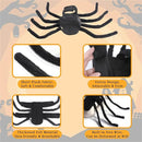 Pet Spooky Big Spider Halloween Costume Dress Up for Dogs Cats and Small Pets - L