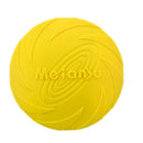Frisbee Toy for Dogs Outdoor Fetch Training Soft Rubber Pet Flying Disc 18cm - Green