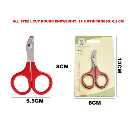 Pet Nail Claw Grooming Scissors Clippers For Dog Cat Bird Rabbit Ferret