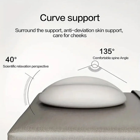 Memory Foam Face Plank Pillow Support Pad Comfort Cushion for Spa and Massage - Grey