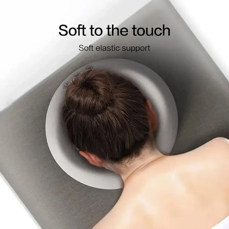 Memory Foam Face Plank Pillow Support Pad Comfort Cushion for Spa and Massage - Grey
