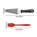 Aluminum Pizza Shovel 12Inch Pizza Transfer Tool with Pizza Cutter and Wheel Set