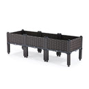 Outdoor Rectangular Balcony Vegetable Planter Box Garden Flower Planting