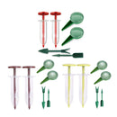 6PCS Garden Seeder Set Mini Seed Planting Tools Manual Seeder for Gardening - Red
