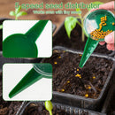 6PCS Garden Seeder Set Mini Seed Planting Tools Manual Seeder for Gardening - Red