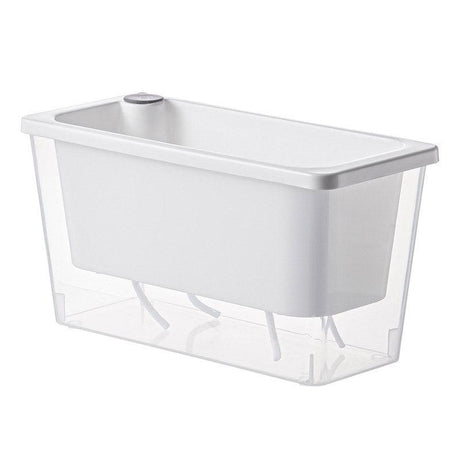 Balcony Vegetable Pot Planter Lazy Self Priming Flower Pot for Indoor Gardening - Green