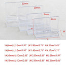 4Pcs Aquarium Fish Tank Glass Cover Support Holder Acrylic Clip Bracket 6/8/10/12mm - 6mm