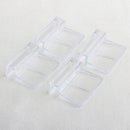 4Pcs Aquarium Fish Tank Glass Cover Support Holder Acrylic Clip Bracket 6/8/10/12mm - 6mm