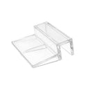 4Pcs Aquarium Fish Tank Glass Cover Support Holder Acrylic Clip Bracket 6/8/10/12mm - 6mm