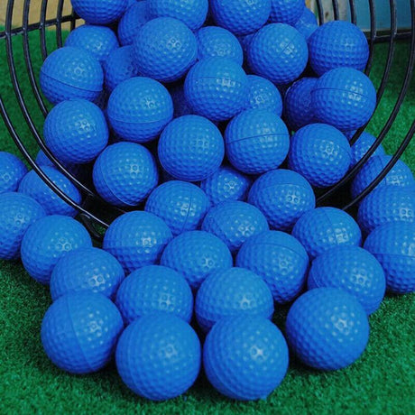 Indoor Outdoor Golf Training Foam Balls 12 Pack PU Soft Practice Accessories - Red