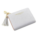 Women Wallet Short Small Coin Purse Ladies Folding Card Card Holder Leather Au - Red
