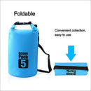 Orange Waterproof Bag Dry Sack Fishing Camping Canoeing Outdoor Sport 2/5/10/15/20/30 L - 20L