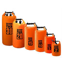 Orange Waterproof Bag Dry Sack Fishing Camping Canoeing Outdoor Sport 2/5/10/15/20/30 L - 20L