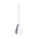 Golf Toilet Brush Long-Handled Toilet Brush Wall-Mounted Silicone Toilet Brush - White