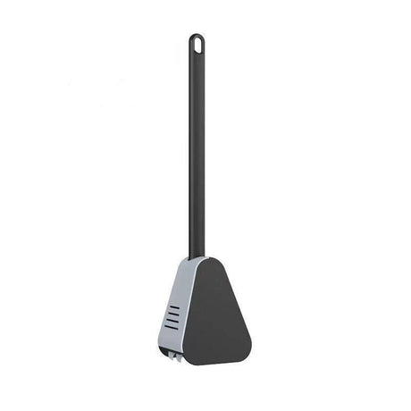 Golf Toilet Brush Long-Handled Toilet Brush Wall-Mounted Silicone Toilet Brush - White
