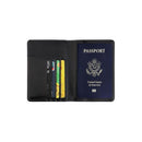 RFID Passport Holder Slim Leather Travel Wallet ID Card Cover Case for Men Women - Purple