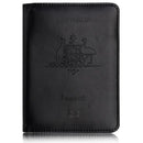 RFID Passport Holder Slim Leather Travel Wallet ID Card Cover Case for Men Women - Purple