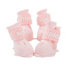 4pcs Cartoon Pet Rain Boots Waterproof Non-Slip Wear-Resistant Shoes for Dogs - Yellow - M