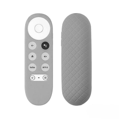 Silicone Case Protective Cover Shell For Google Chromecast Tv 2020 Voice Remote - Black