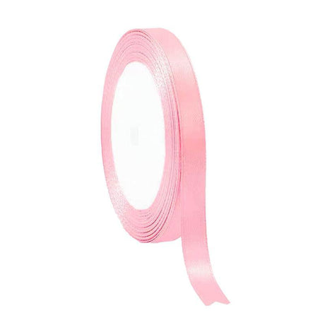 10mm Width Satin Hair Ribbon Wedding Party Decoration Gift Banquet 3m - Lemon Yellow