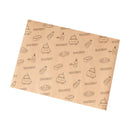 100pcs Sandwich Wrappers Oil Blotting Coated Paper Air Fryer Baking Parchment - Newspaper + Lemon Bear (Mixed)