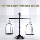 Black iron balance Scale candlestick decorative candle wedding Home Decor Gifts