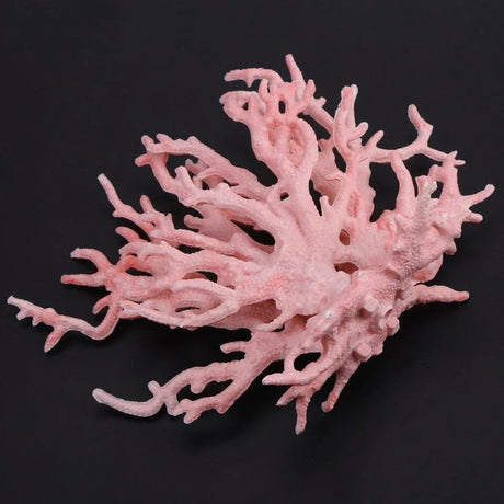 Soft Coral Realistic Water Plants Aquarium Decoration Fish Tank Seawater Set - Pink