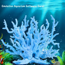 Soft Coral Realistic Water Plants Aquarium Decoration Fish Tank Seawater Set - Purple