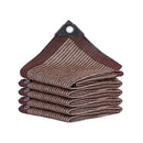 Breathable Sun Shade Sail Canopy Cover Curved Edge Patio Awning Outdoor Brown