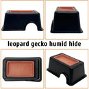 Reptile Humidifier Cave Concealment Box With Water Trough For Lizards Geckos
