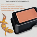 Reptile Humidifier Cave Concealment Box With Water Trough For Lizards Geckos