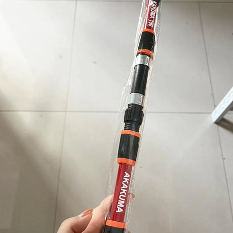 Telescopic Fishing Rod Lightweight Portable Sea Casting Rod Durable Glass Steel - Yellow