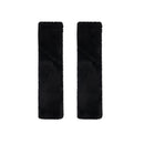 Winter Plush Shoulder Strap Cover Neck Cushion Pad for Comfortable Car Travel 2PCS - Pink