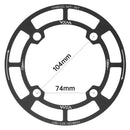 Round Bicycle Gear Disc Cover Single Speed Wheel Protection Shield for Bike Use