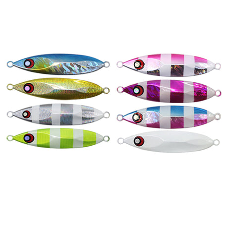 Fishing Lure Bait Set 8pcs Conical Boat Tackle Artificial Hard Bait Accessories - 80g