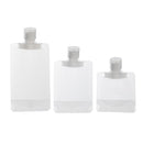 15PCS Reusable Cosmetic Travel Leakproof Pouch Set 30ml 50ml 100ml